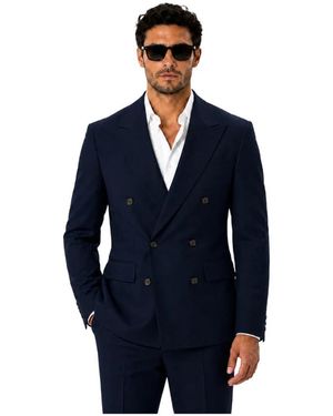 Dolce & Gabbana Double-Breasted Jas - Blauw