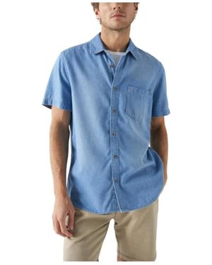 Salsa Jeans Short Sleeve Shirts - Blu
