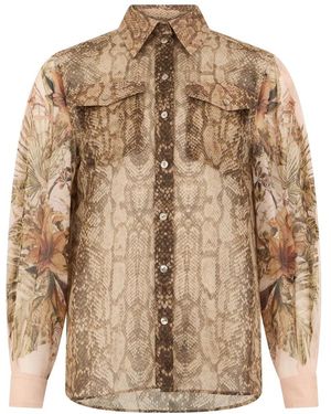 Alberta Ferretti Shirts - Brown