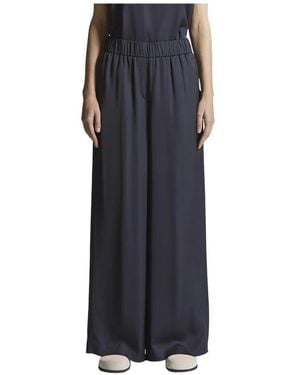 Peserico Wide Trousers - Nero