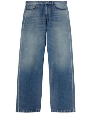Palm Angels Straight Fit Jeans - Blue