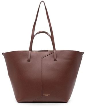 Emporio Armani Shopping Bags - Brown