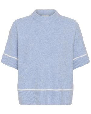 Kaffe Truien & Vesten ,Blauw ,Kajinie Pullover