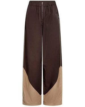 co'couture Broeken ,Bruin ,Wijde Broek