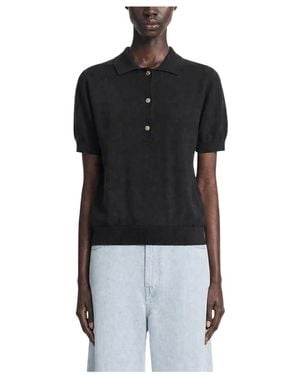 Max Mara Tops ,Zwart ,Katoen Smmpomposa Poloshirt
