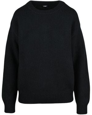 Add Truien & Vesten ,Zwart ,Katoen Maglione Girocollo