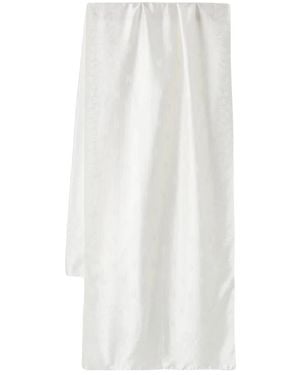 Moschino Silky Scarves - Bianco