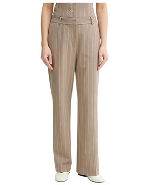 Samsøe & Samsøe Wide Trousers - Neutre