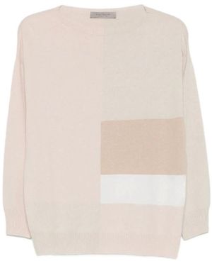 D.exterior Round-Neck Knitwear - Neutro