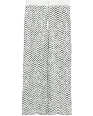 Comma, Cropped Hosen - Grau
