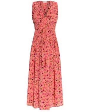 Ulla Johnson Midi-Jurk - Rood