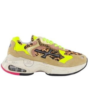 Premiata Stilvolle Sharkyd Damenschuhe - Gelb