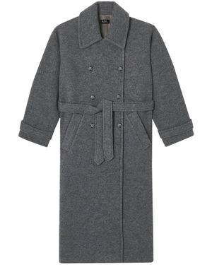 A.P.C. Lea Mantel - Grau