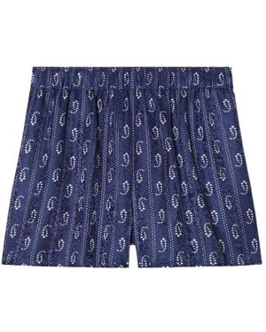 Tory Burch Korte Broeken ,Blauw Shorts