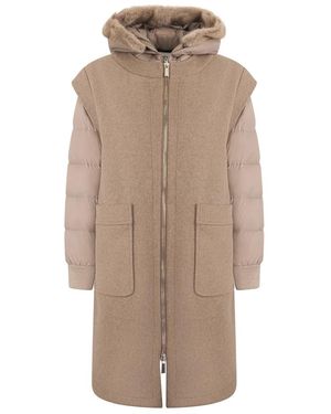 Moorer Down Coats - Marron