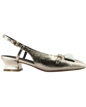 Elvio Zanon Bn0802X Slingback Pump - Mettallic