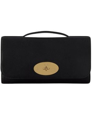 Mulberry Tassen ,Zwart ,Leer Lily Clutch