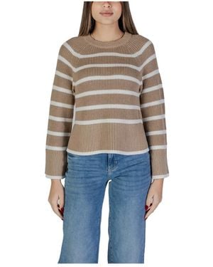 Vila Round-Neck Knitwear - Blue