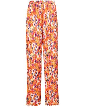 MSGM Wide Trousers - Naranja