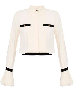 Elisabetta Franchi Shirts - Neutro
