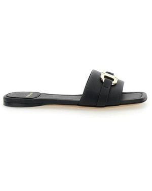 Ferragamo Schwarze Leah Sandalen