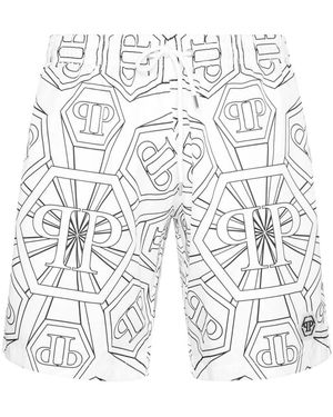 Philipp Plein Beachwear - White