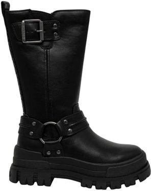 Buffalo High Boots - Nero