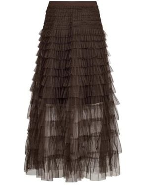 co'couture Midi Skirts - Marrón