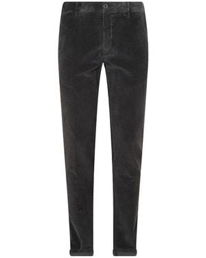 Incotex Straight Trousers - Black