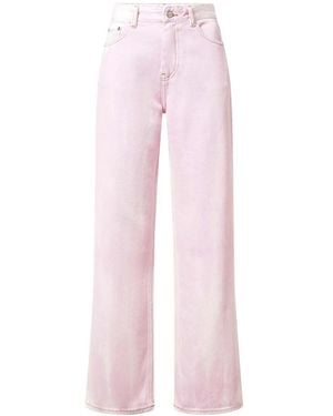 Ganni Straight Trousers - Pink