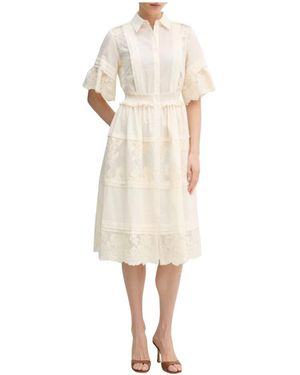 Silvian Heach Fisia Jurk - Naturel