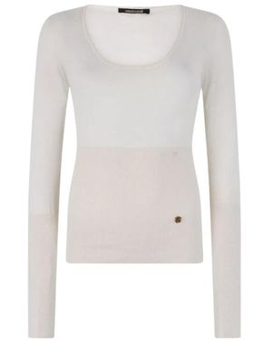 Roberto Cavalli Trui Met Lange Mouwen - Wit