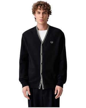 Fred Perry Cardigans - Nero