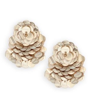 LOTT.gioielli Accessoires ,Pailletten Ce Sq Sequin Shell Look Waterfall - Metallic