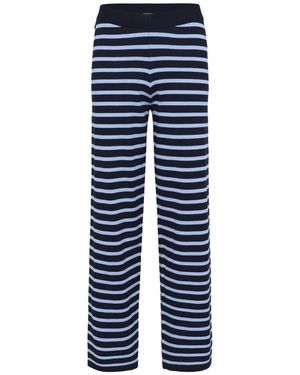 Saint Tropez Milasz Gestreepte Broek - Blauw