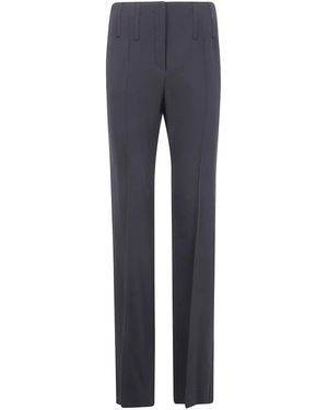 Mugler Broeken ,Grijs ,Slim-Fit Broeken - Blauw