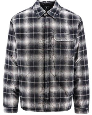 Represent Overhemden ,Zwart ,Katoen Madras Shirt - Grijs