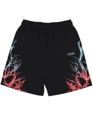 PHOBIA ARCHIVE Casual Shorts - Black