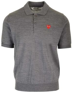 COMME DES GARÇONS PLAY Polo Shirts - Grey