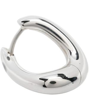 Tom Wood Twist Hoops Small - Mettallic