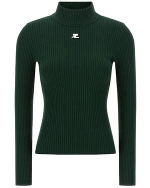 Courreges Turtlenecks - Green