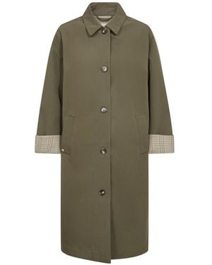 Mos Mosh Single-Breasted Coats - Verde