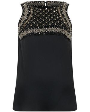 Alberta Ferretti Sleeveless Tops - Negro