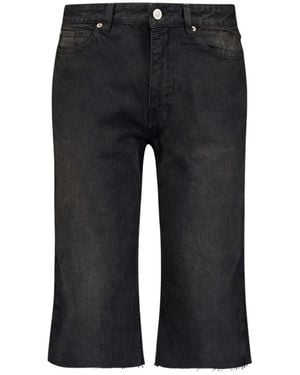 Balenciaga Denim Shorts - Negro