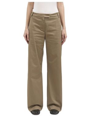Thelatest Wide Trousers - Natural
