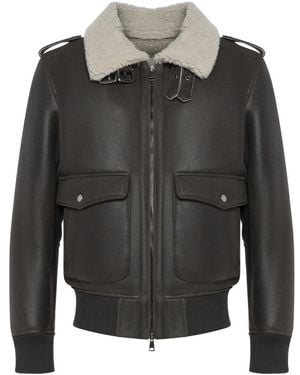 Franzese Collection Leather Jackets - Grey