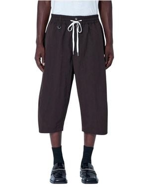 Y-3 Korte Broeken ,Bruin ,Shorts - Zwart