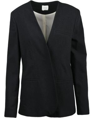 Alysi Blazer Ohne Revers - Schwarz