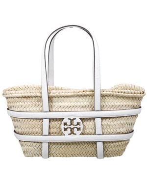 Tory Burch Stro Basket Bag Met Stijl - Metallic
