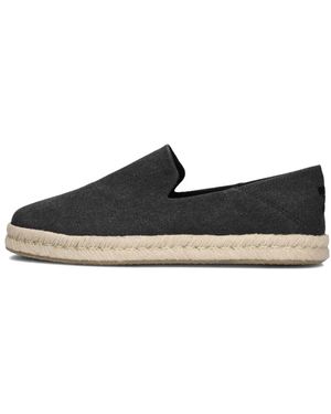 TOMS Zwarte Espadrilles Santiago Voor